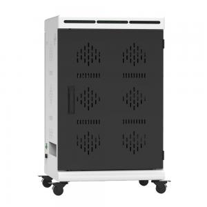 32 bay USB-C tablet charging cart for school with locks - 副本